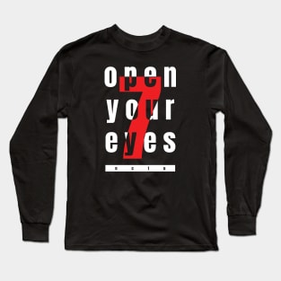 Open Your Eyes Long Sleeve T-Shirt